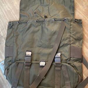 Olive Green Lindur Army Backpack with Straps